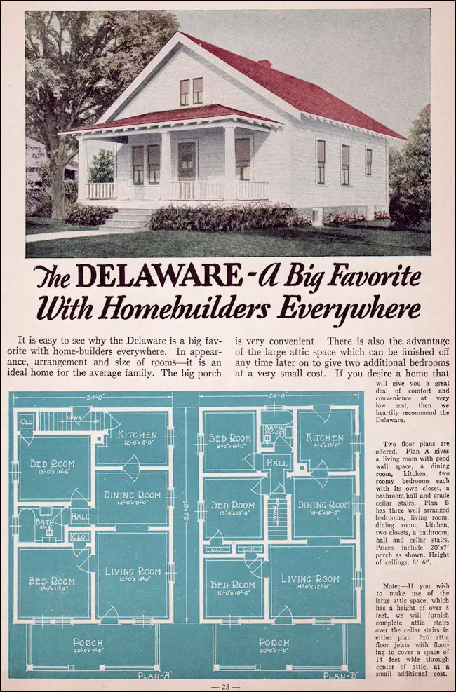 old house plan