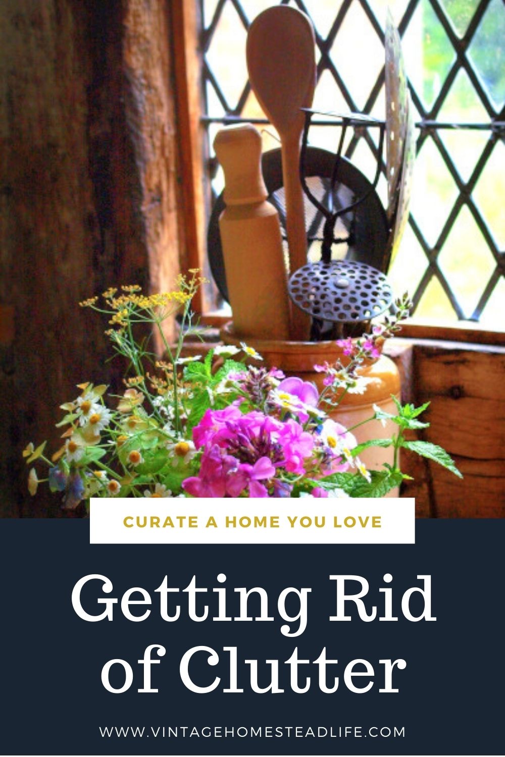 getting rid of clutter pinterest pin