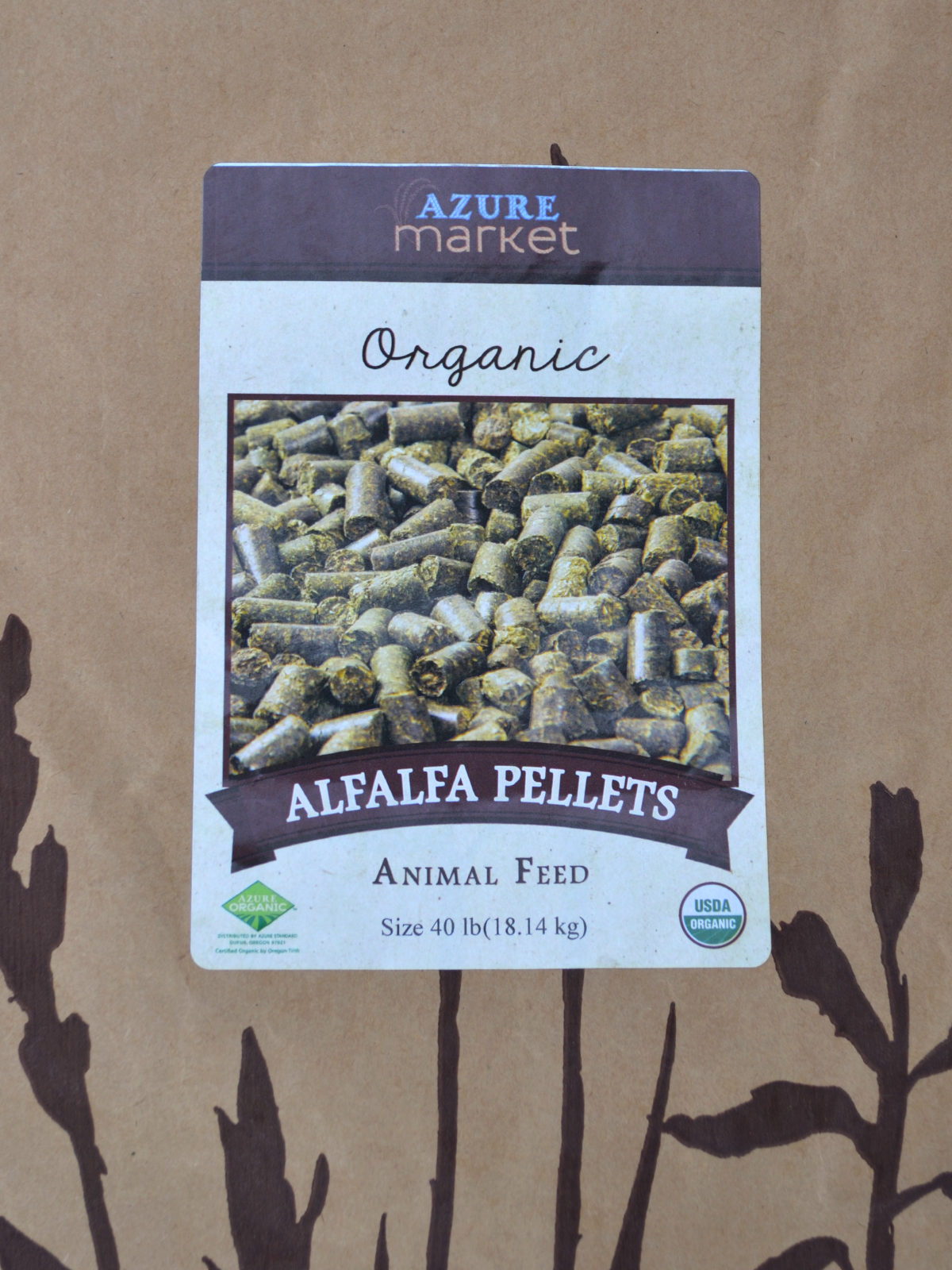 alfalfa pellets from azure standard