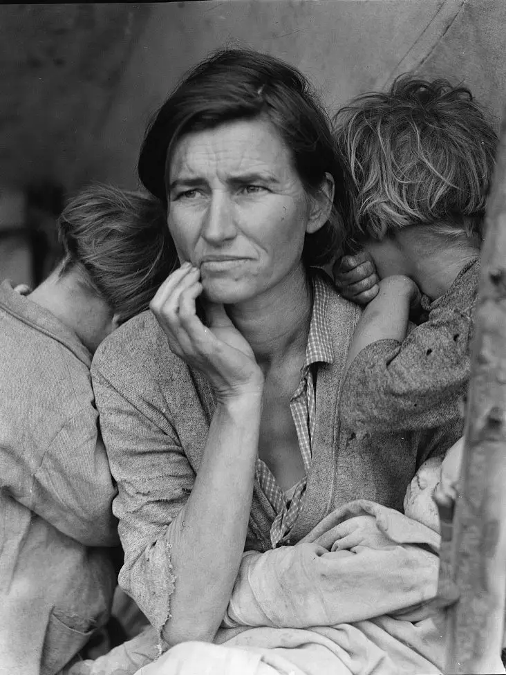 1930s depression mother with children