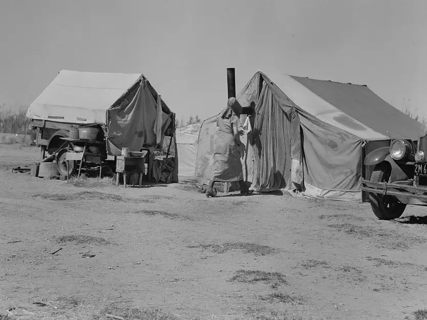 dust bowl refugees in California