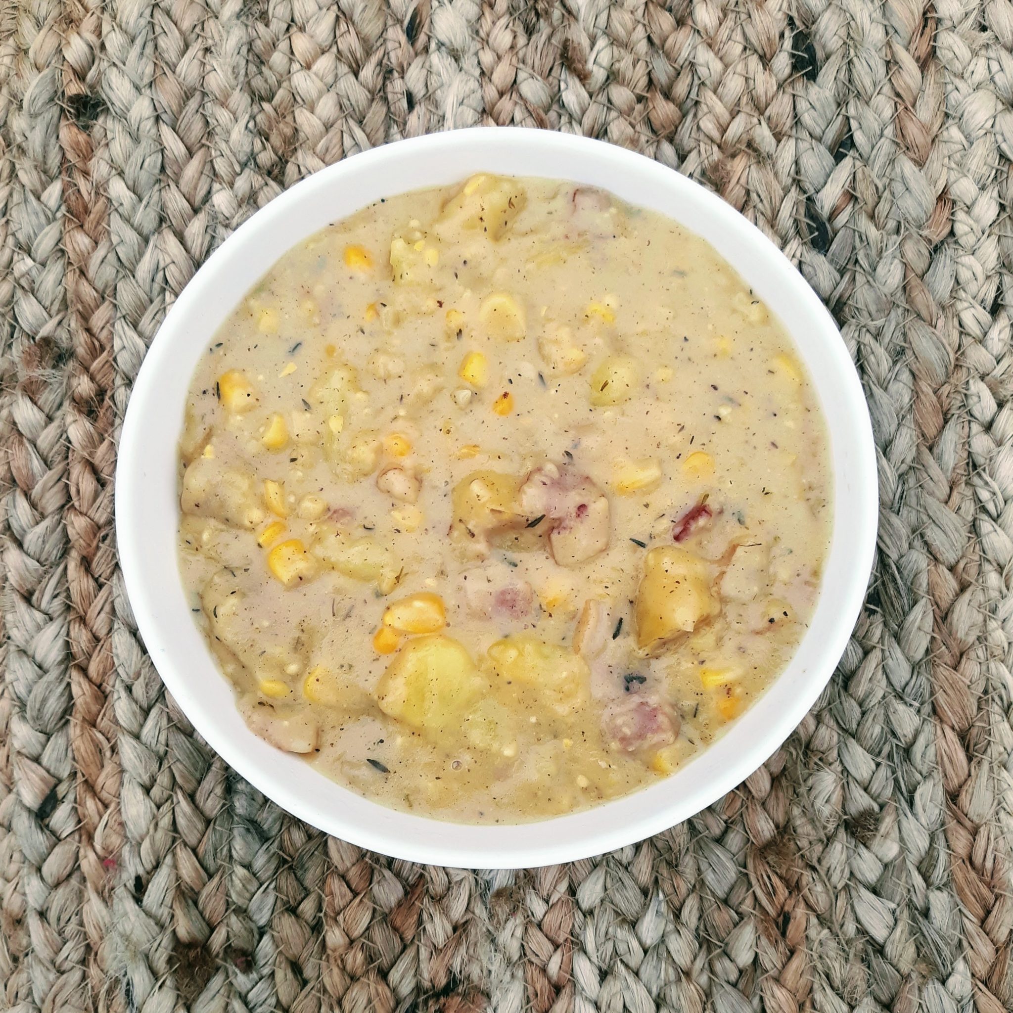 Instant Pot Corn Chowder (with Bacon)