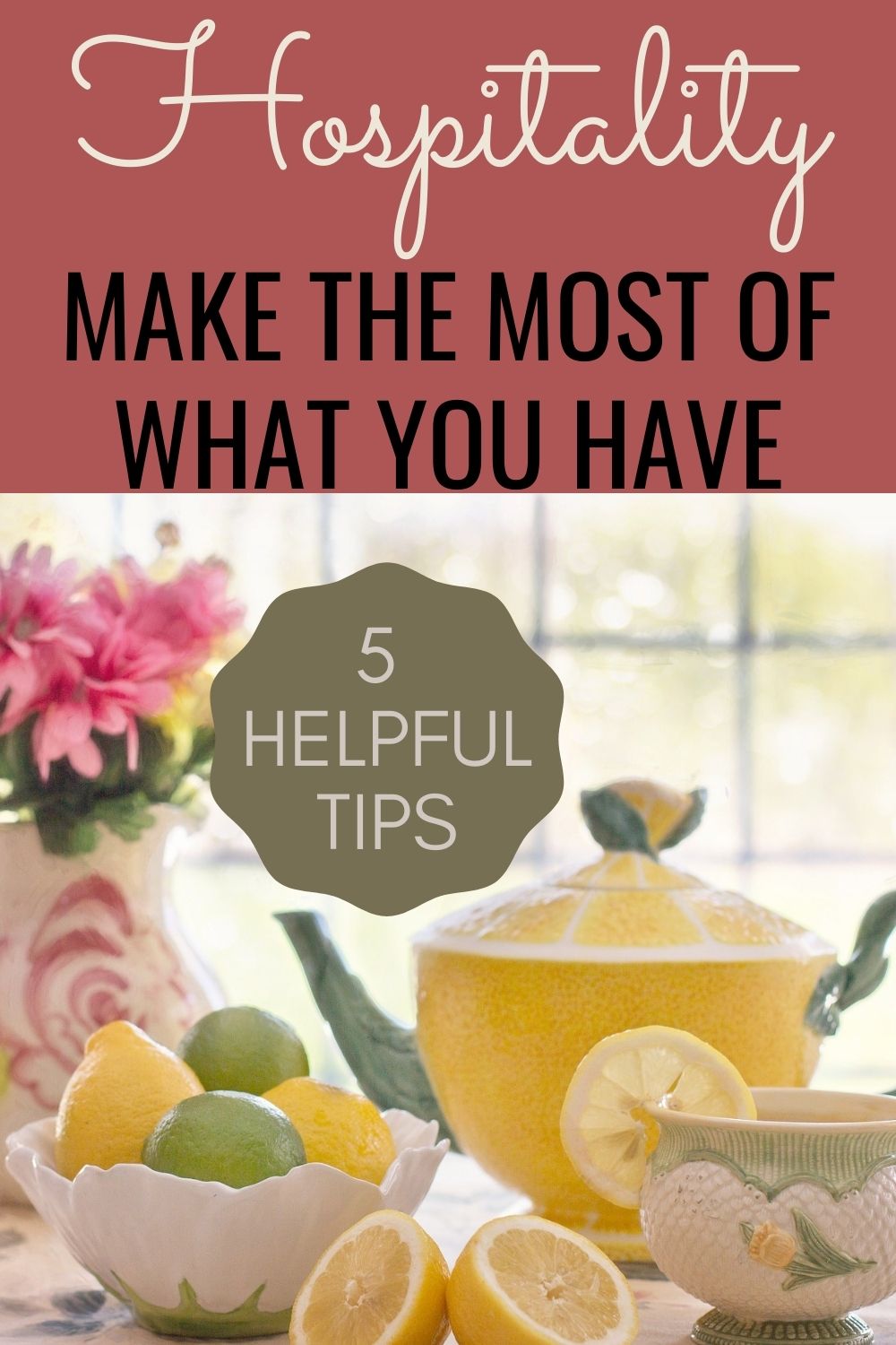 practicing hospitality 5 tips pinterest pin