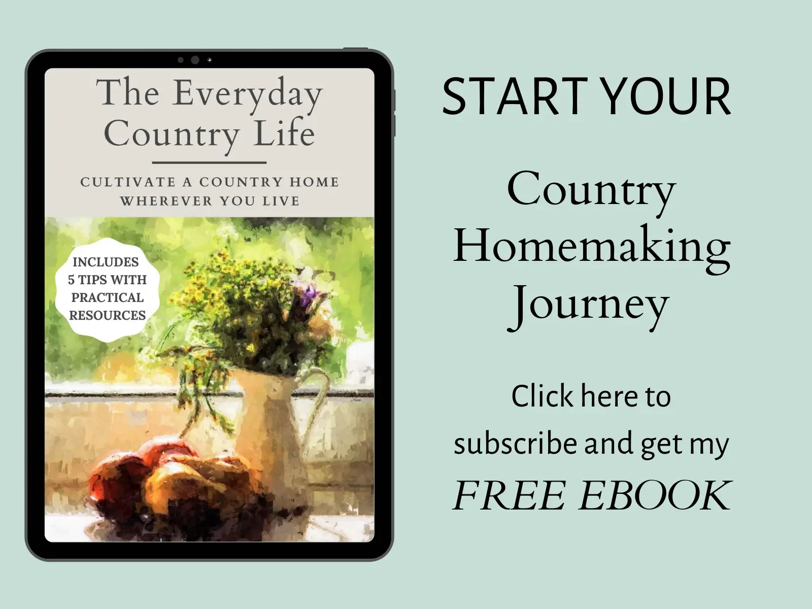 everyday country life ebook button
