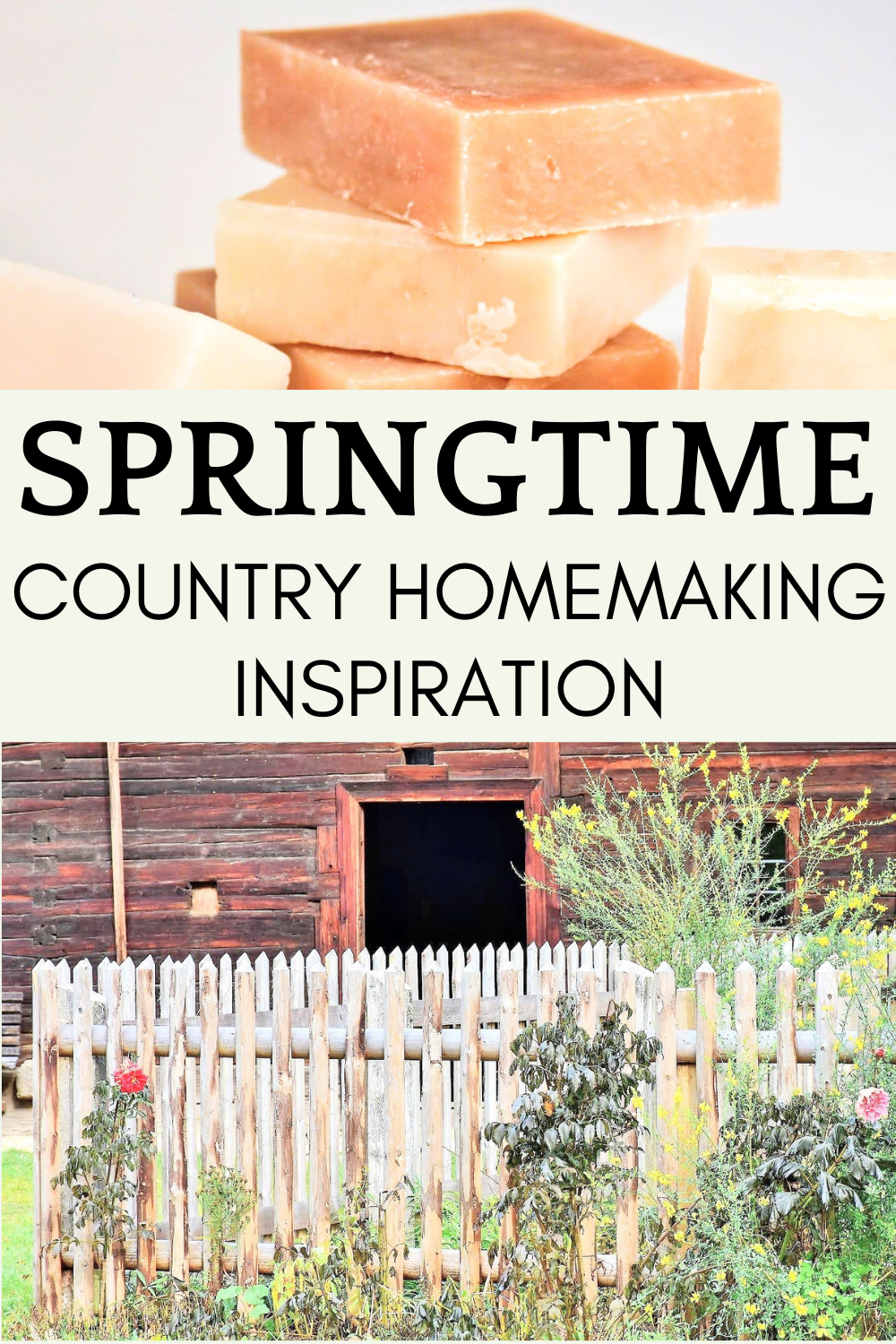 springtime country homemaking pinterest pin